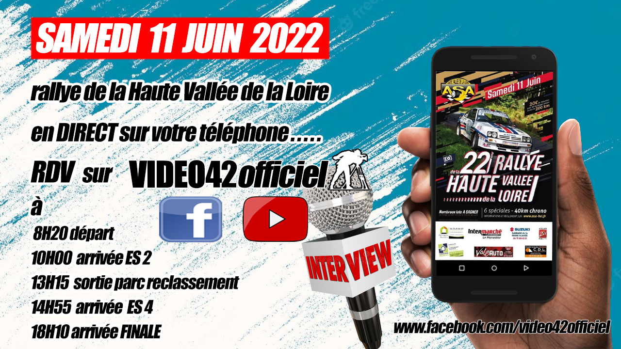 Rallye Haute Vallée De La Loire 2022 Rhône-Alpes] Rallye de la Haute Vallée de la Loire 2022 - 10/11 juin [R] -  Coupe de France - Forum-Rallye